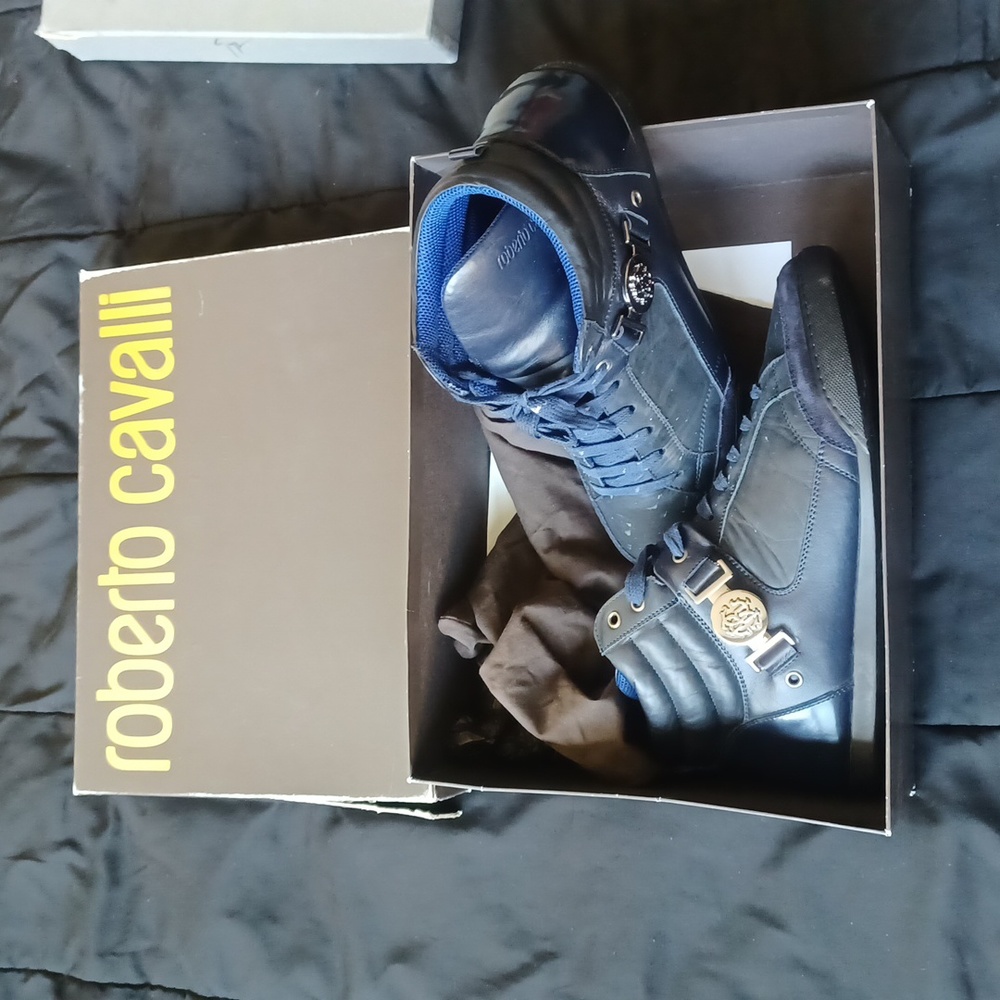 Roberto Cavalli size 11 suede shoes